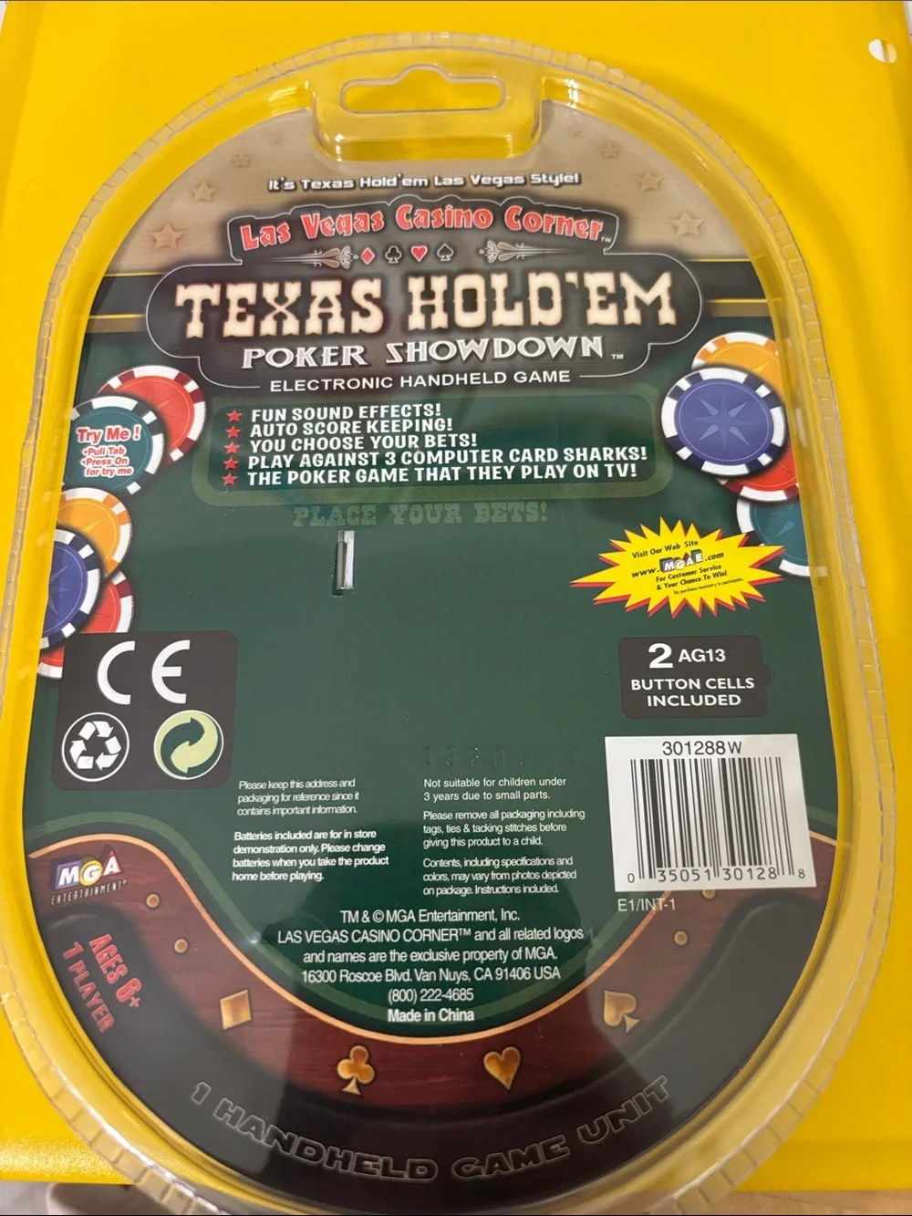 Las Vegas Casino Corner texas hold